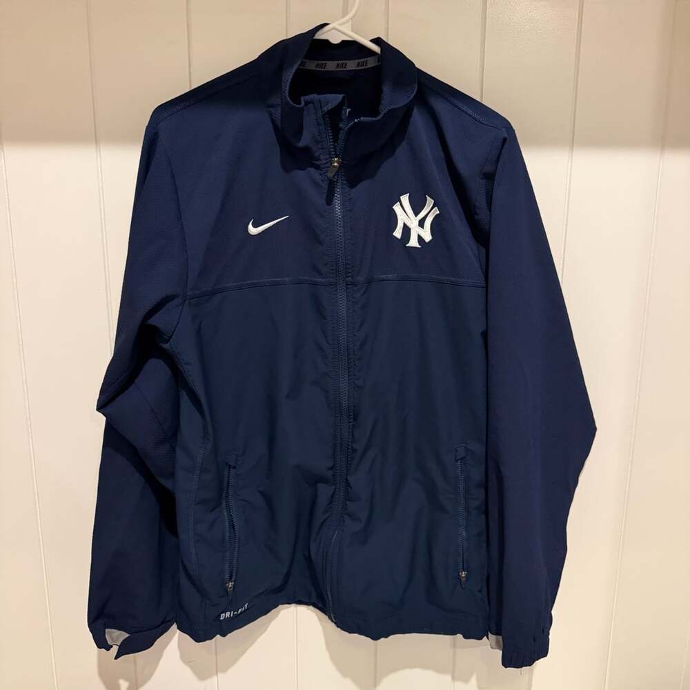 Nike New York Yankees Dri-Fit Jacket Size S Navy